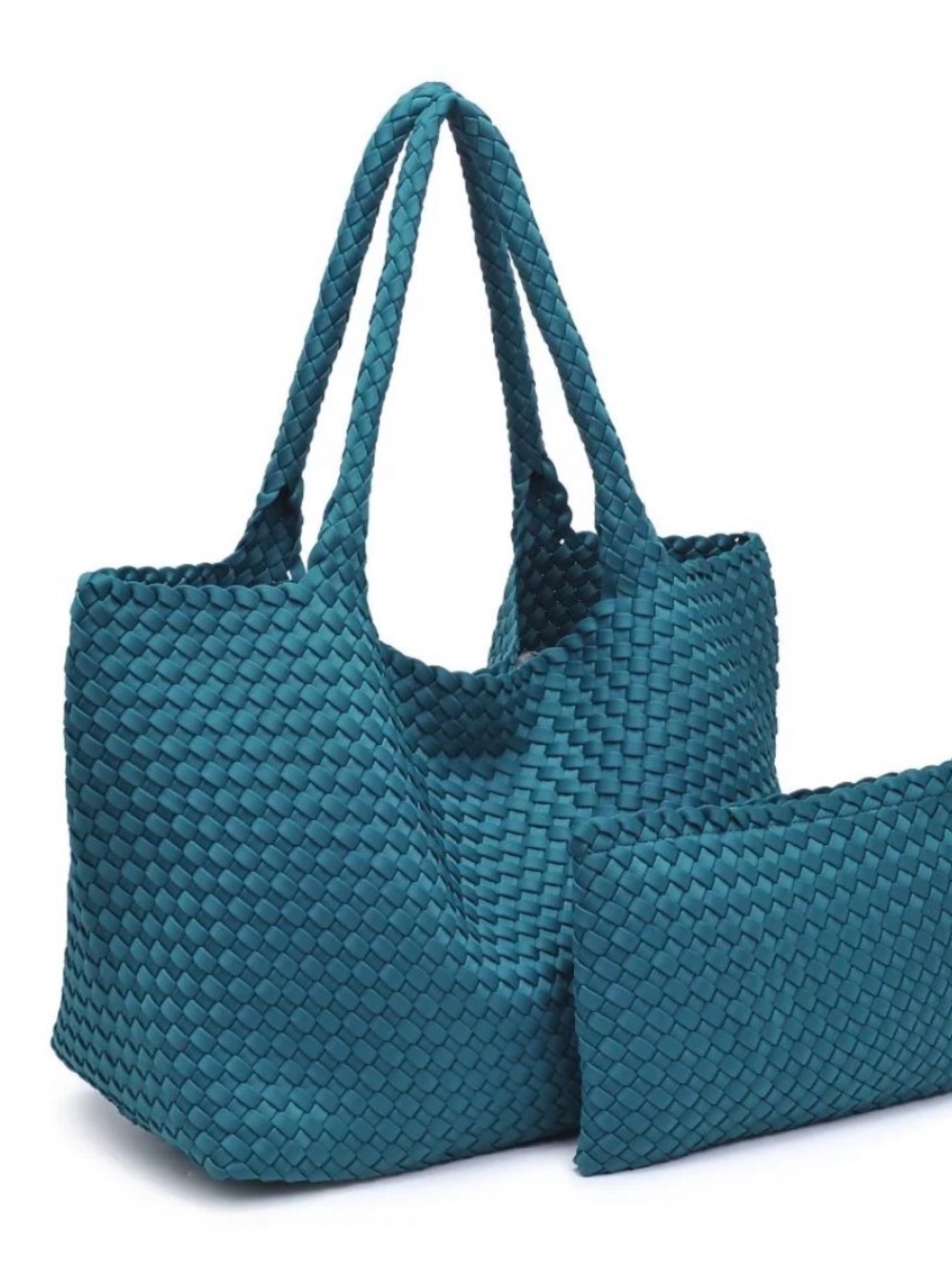 Sol and Selene Large Tote- Sky’s the Limit- Teal